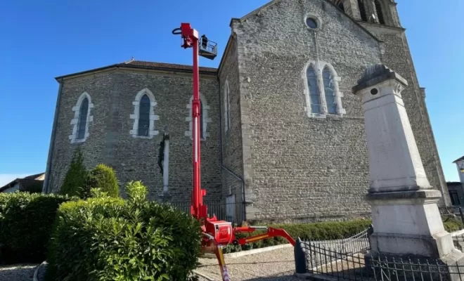 Location Nacelle Araignée de 18m à 21m, Lyon, accès restreint