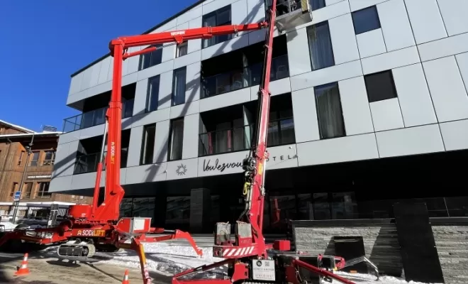 Location Nacelles Araignée 21m, Bourgoin, faible largeur