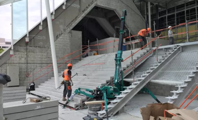 Location de mini grue araignée MC285 10m , Villeurbanne
