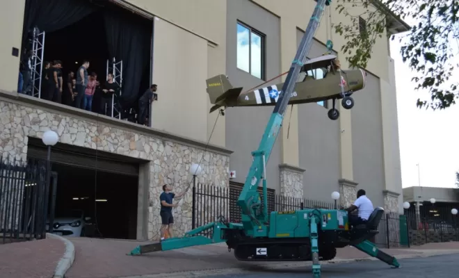 Location de mini grue araignée MC405 22m, Aix Les Bains