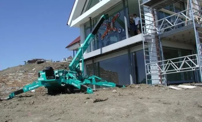 Location de mini grue araignée MC405 22m ,Villeurbanne
