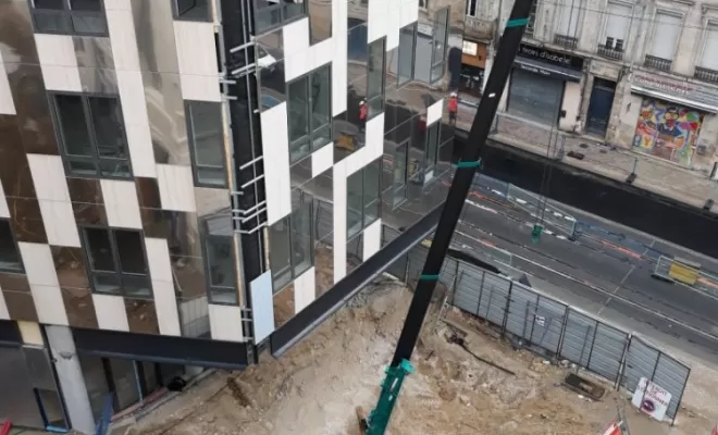 Location de mini grue araignée MC405 22m ,Lyon