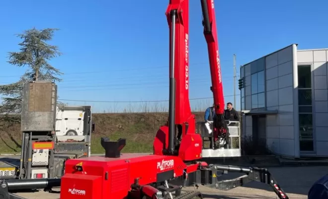 Location Nacelle Araignée 33m 33-15, Lyon, pour accès difficiles